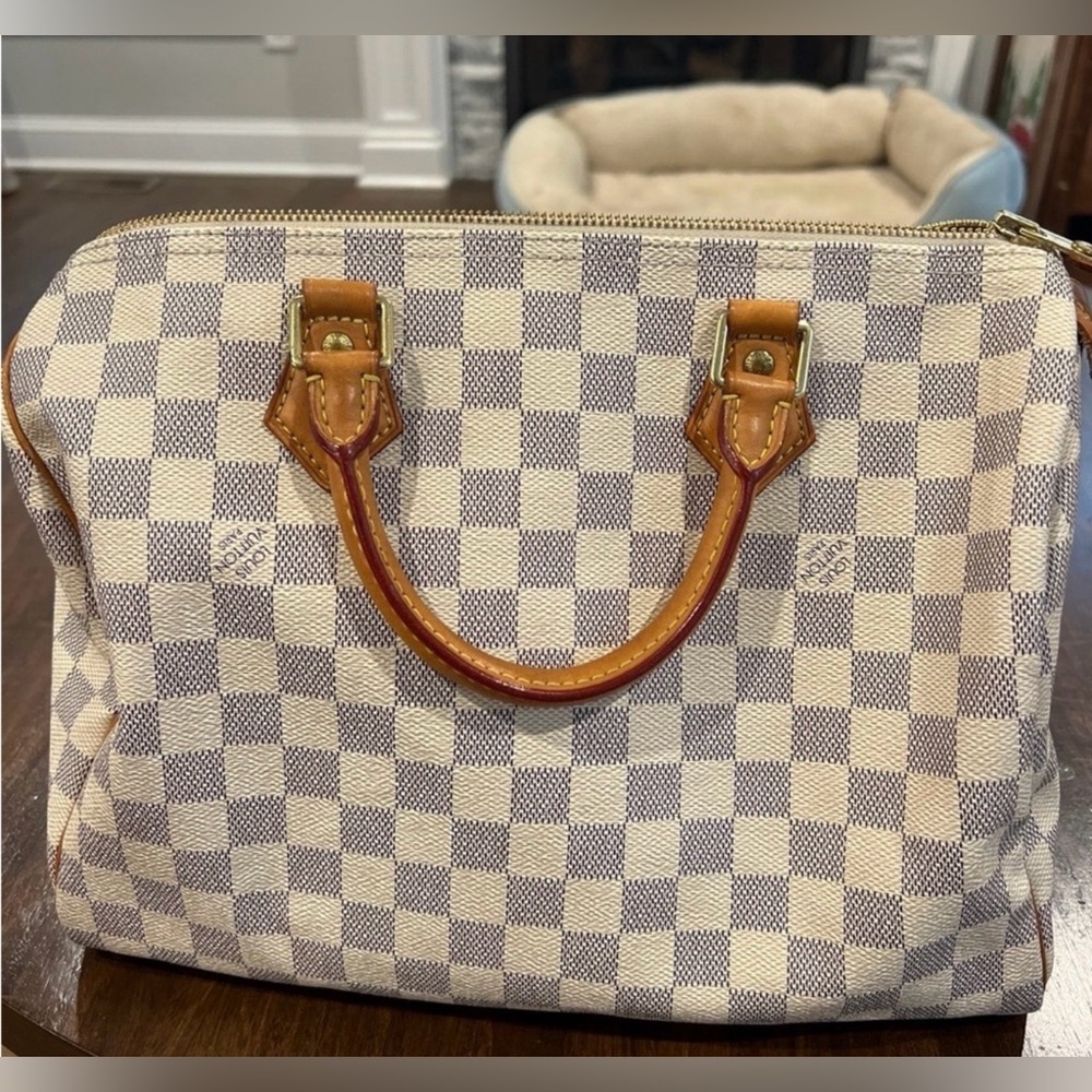Louis Vuitton Speedy 30 Damier Azur